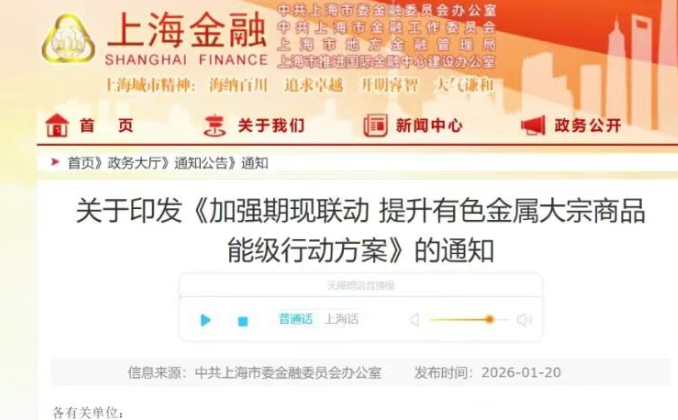 上海发布《加强期现联动