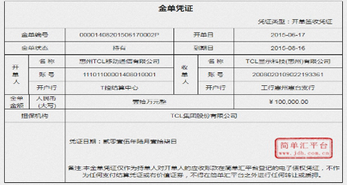 优秀案例-简单汇:区块链+金单,供应链票据创新发展