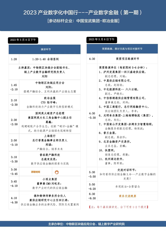 终版议程：2023产业数字金融篇（第一期）